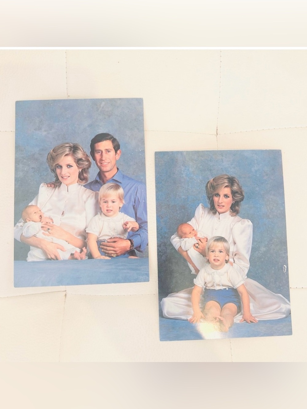 Vintage 80s Princess Diana Prince Harry’s Birth Commemorative Postcards